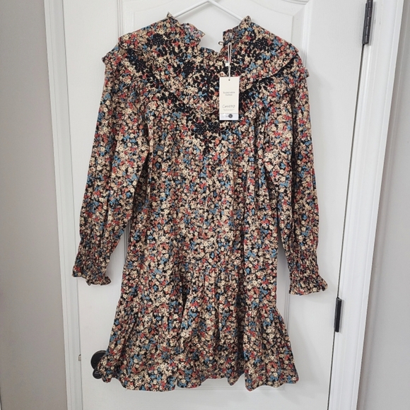 Nwt Mango floral print embroidered dress - Picture 9 of 10
